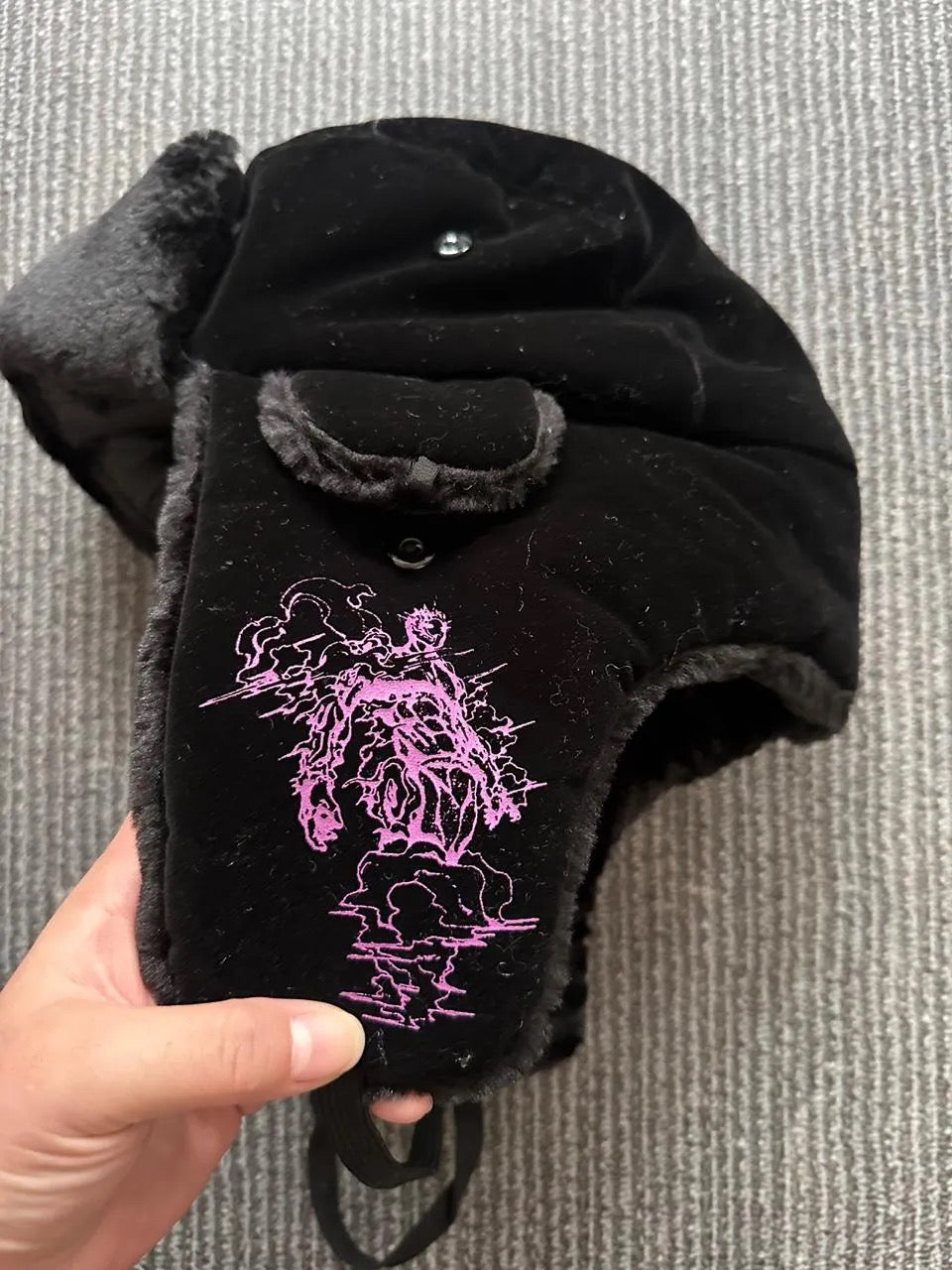 WEATHER EMBROIDERED USHANKA HAT